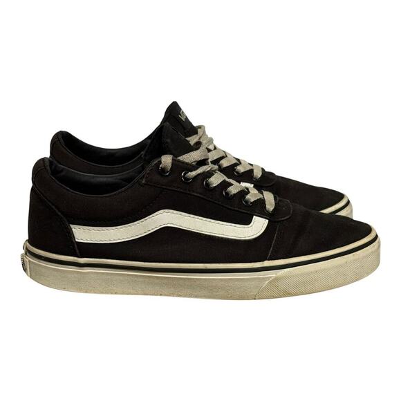 Vans Shoes - Vans Old Skool Black Canvas Low Top Sneakers Women's Size 9 Skate Classic Stripe